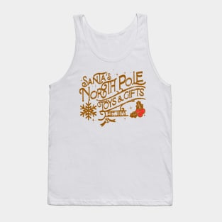 Santa's North Pole Toys and Gifts Est.1873 white ver Tank Top